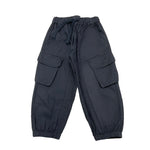 Dondup Pantalone Tinta Unita con Elastico In Vita per Bambina DMPA112 BLU DONDUP 