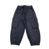 Dondup Pantalone Tinta Unita con Elastico In Vita per Bambina DMPA112 BLU DONDUP 