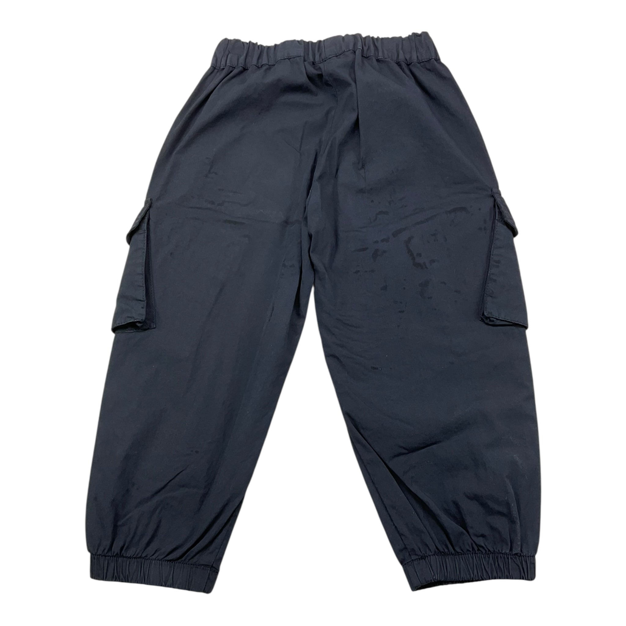 Dondup Pantalone Tinta Unita con Elastico In Vita per Bambina DMPA112 BLU DONDUP 