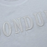 Dondup T-Shirt Girocollo Tinta Unita con Stampa per Bambina DMTS037 BIANCO DONDUP 