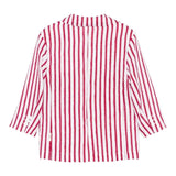 Dou Dou Giacca Tinta Unita con Fantasia A Righe per Bambina DW2P34X BIANCO DOU DOU 