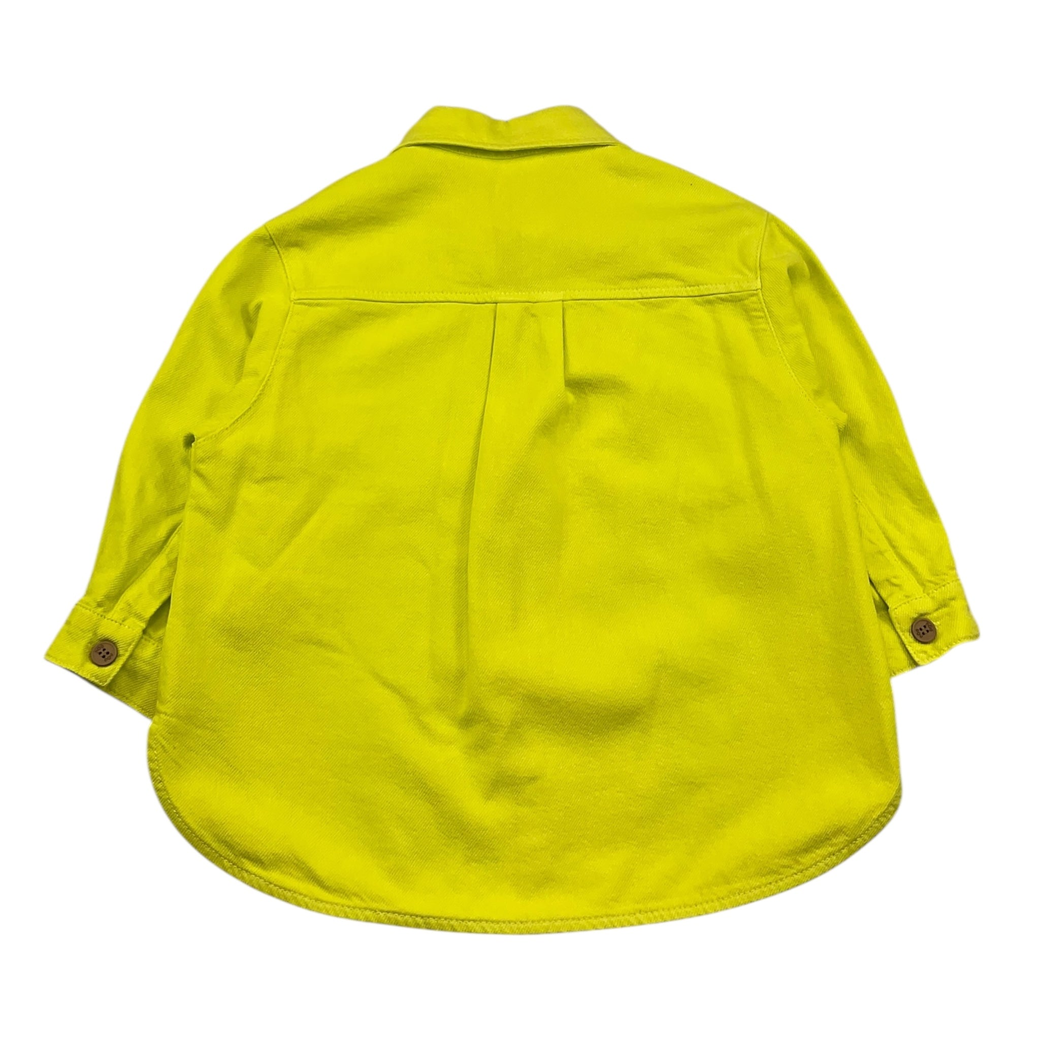 Dou Dou Camicia Manica Lunga Tinta Unita per Bambina DW2P77 VERDE DOU DOU 