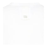 Dou Dou T-Shirt Girocollo Tinta Unita per Bambina DW8P41 BIANCO DOU DOU 