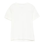 Dou Dou T-Shirt Girocollo Tinta Unita per Bambina DW8P41X BIANCO DOU DOU 