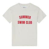 Dou Dou T-Shirt Girocollo Tinta Unita con Stampa per Bambina DW8P81X BIANCO DOU DOU 