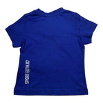Dsquared2 T-Shirt Girocollo tinta unita con Stampa Blu per Neonato DQ1540 BLU DSQUARED2 