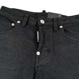 Dsquared2 Jeans Tinta Unita con 5 Tasche per Bambino DQ2060 NERO DSQUARED2 