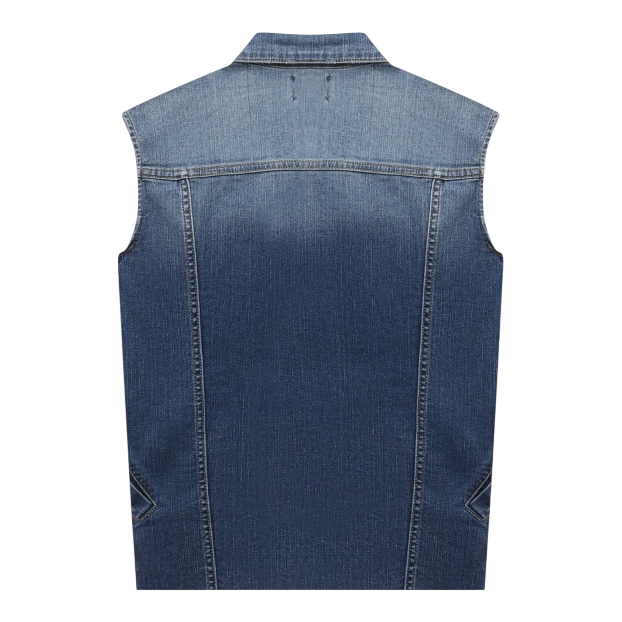 Dsquared2 Giubbino Modello Smanicato In Denim per Bambino DQ2123 BLU DSQUARED2 