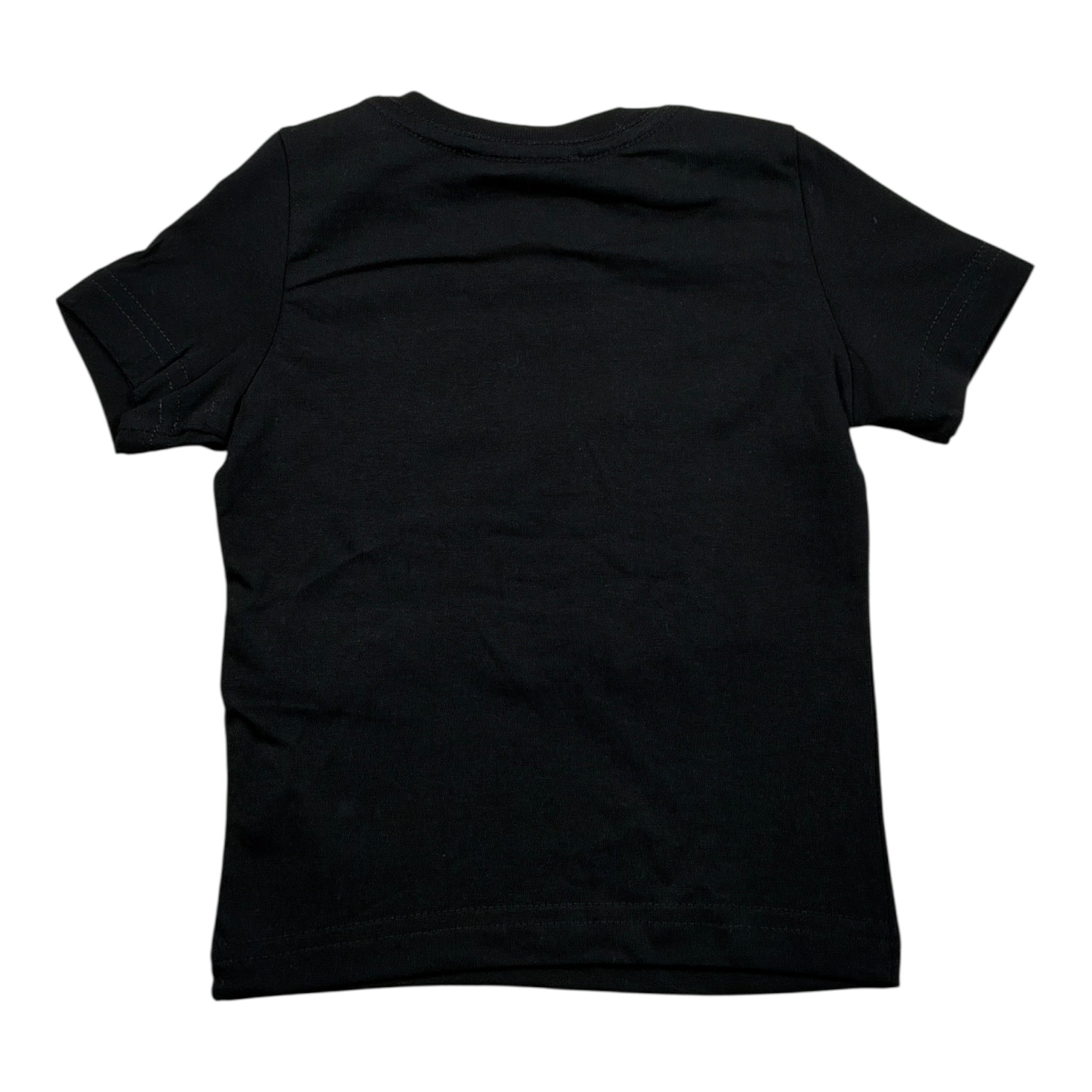 Dsquared2 T-Shirt tinta unita con Stampa Nero per Neonato DQ2140 NERO DSQUARED2 