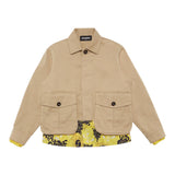 Dsquared2 Camicia Manica Lunga Tinta Unita per Bambino DQ2268 BEIGE DSQUARED2 