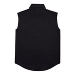 Dsquared2 Camicia Giromanica Tinta Unita con Logo per Bambino DQ2414 NERO DSQUARED2 