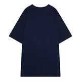 Dsquared2 T-Shirt Girocollo Tinta Unita con Stampa per Bambino DQ2478 BLU DSQUARED2 