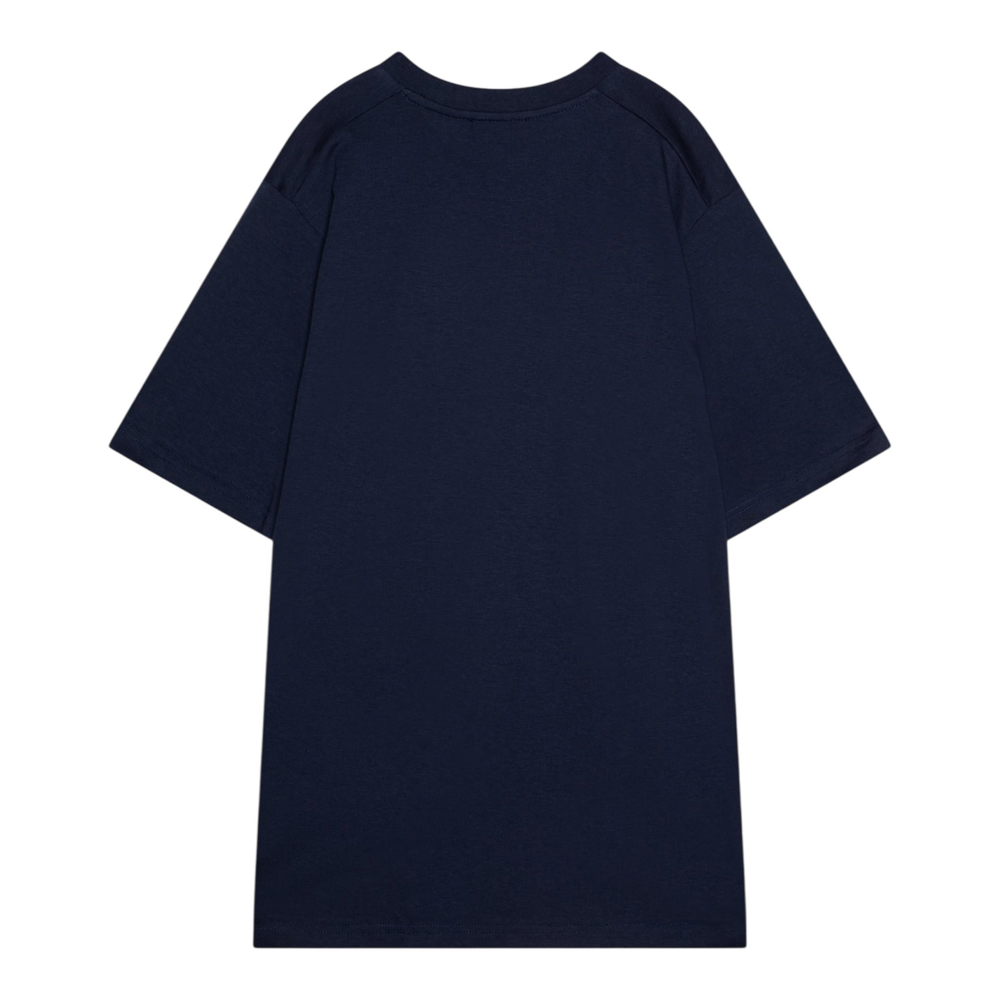 Dsquared2 T-Shirt Girocollo Tinta Unita con Stampa per Bambino DQ2478 BLU DSQUARED2 