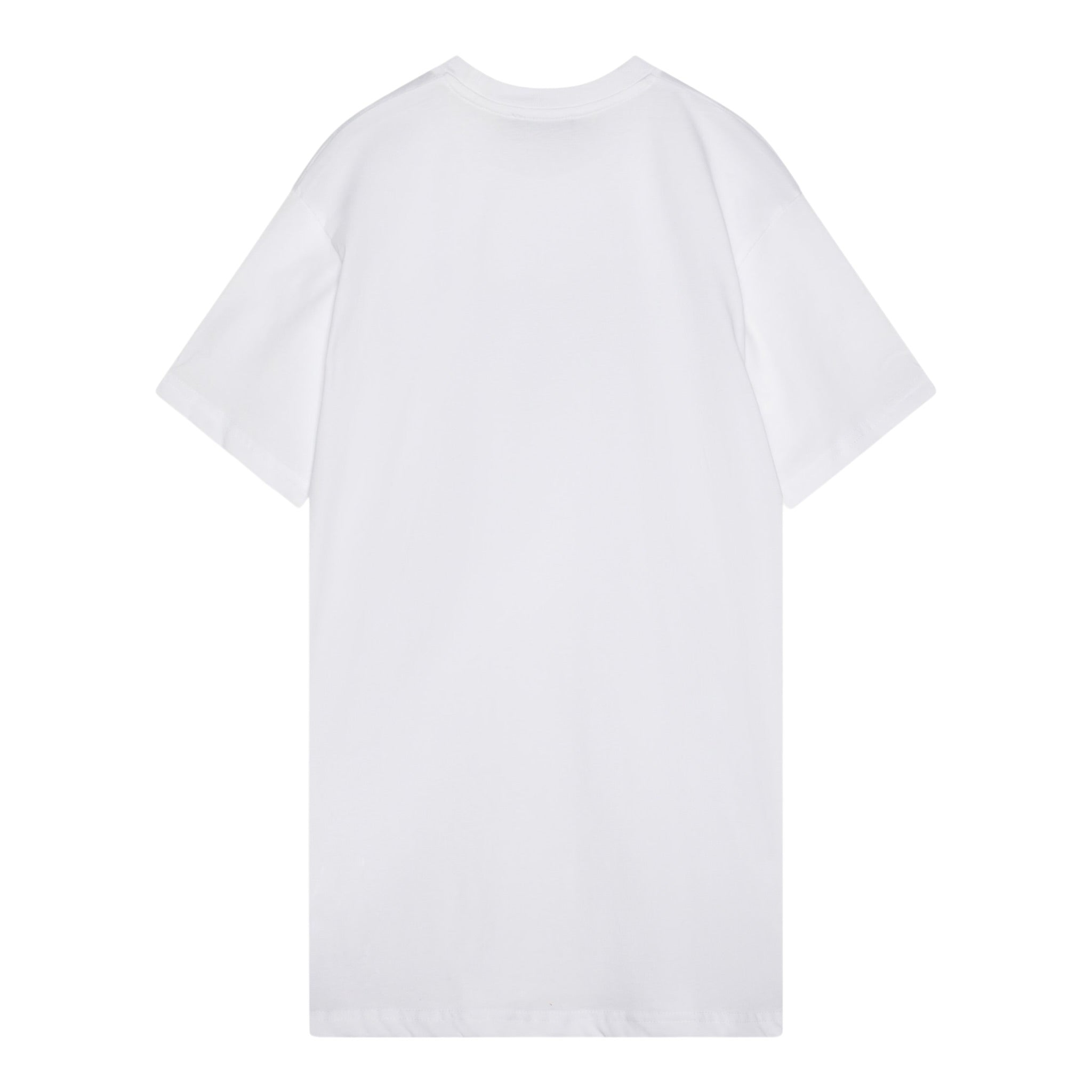 Dsquared2 T-Shirt Girocollo Tinta Unita con Stampa per Bambina DQ2714 BIANCO DSQUARED2 