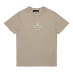 Dsquared2 T-Shirt tinta unita con Stampa Beige per Neonato DQ2856 BEIGE DSQUARED2 