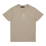 Dsquared2 T-Shirt tinta unita con Stampa Beige per Neonato DQ2856 BEIGE DSQUARED2 