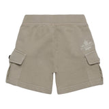 Dsquared2 Bermuda tinta unita con Elastico In Vita Beige per Neonato DQ2872 BEIGE DSQUARED2 