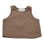 Dusty Color Top Giromanica Tinta Unita per Neonata DJWS5010CNN BEIGE DUSTY COLOR 