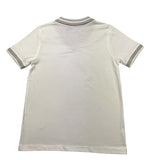Eleventy Polo Mezza Manica con Colletto In Contrasto per Bambino EU8P01 BIANCO ELEVENTY 