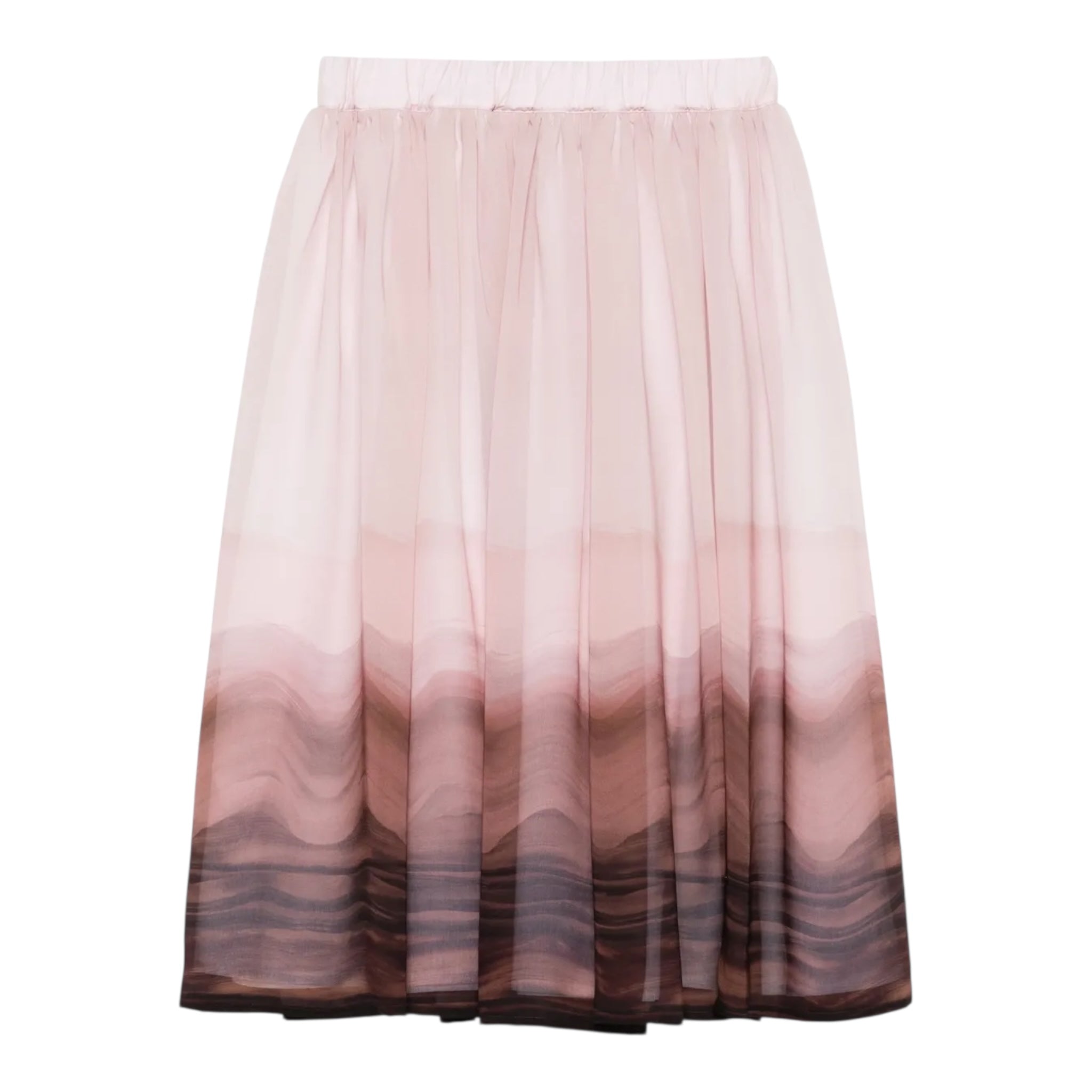 Eleventy Gonna Bicolore con Fantasia E Tulle per Bambina EW7A04 ROSA ELEVENTY 