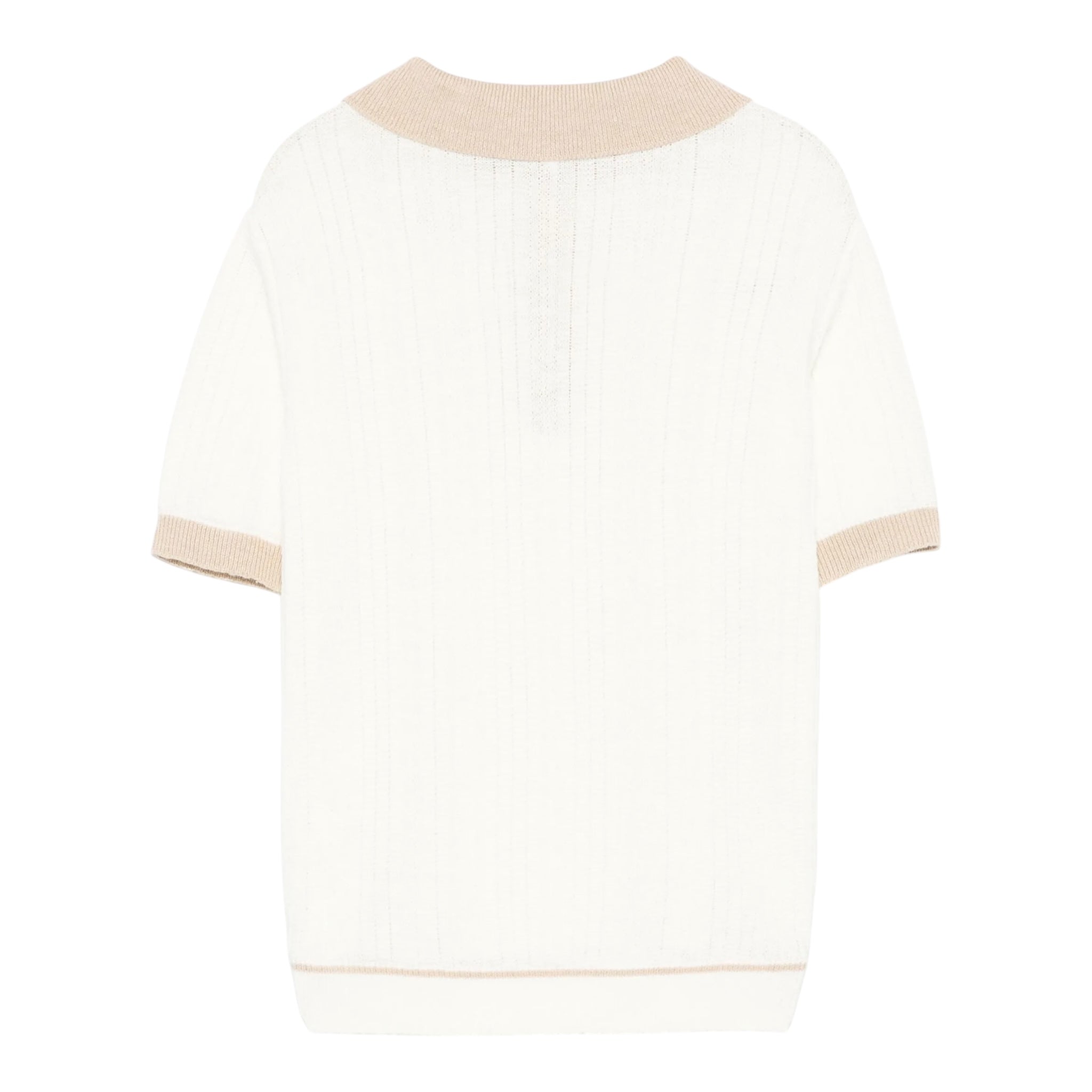 Eleventy Polo Mezza Manica Tinta Unita per Bambino EW9P01 PANNA ELEVENTY 