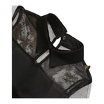 Elisabetta Franchi Abito Tinta Unita con Tulle E Trasparenze per Bambina EFAB539 NERO ELISABETTA FRANCHI 
