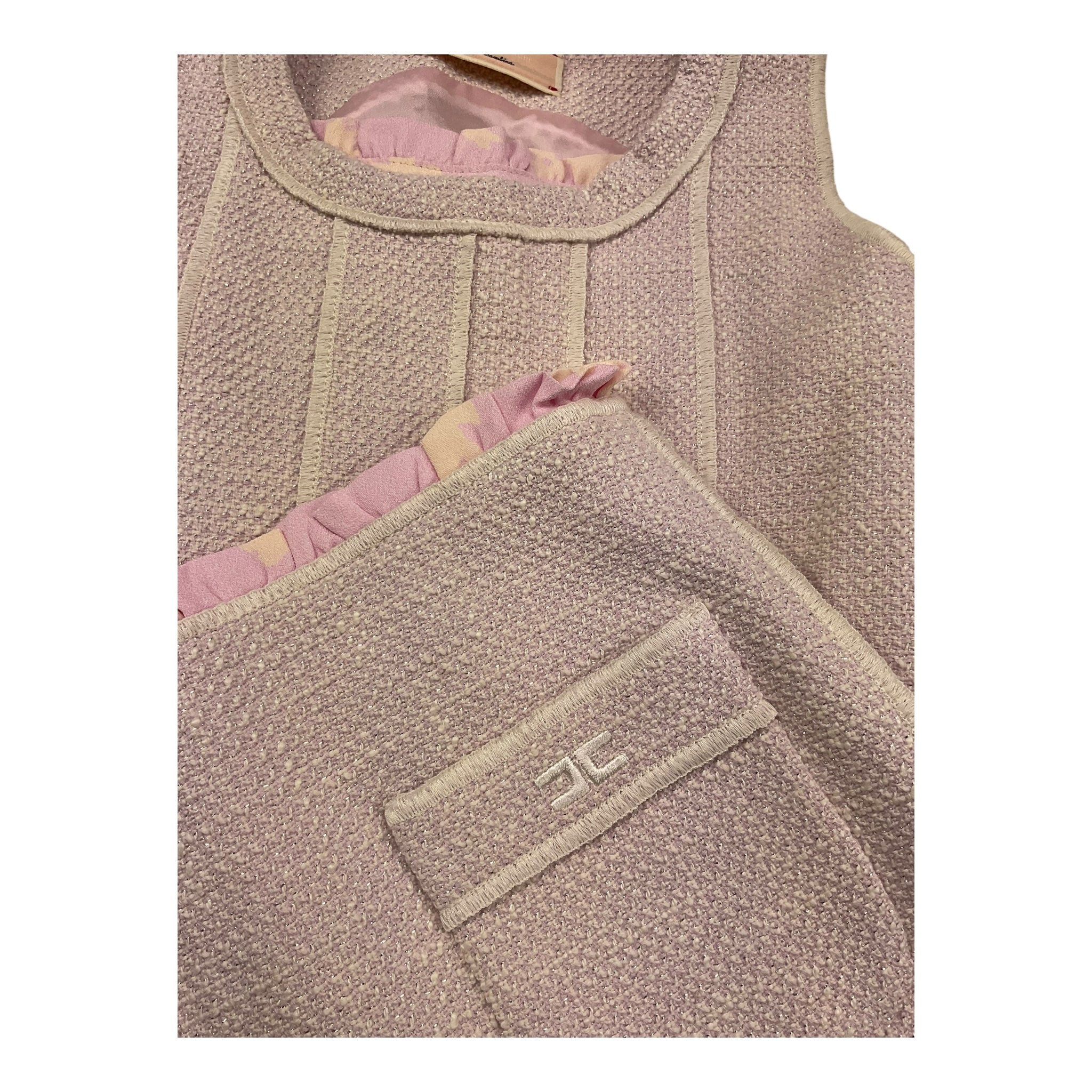 Elisabetta Franchi Completo 2 Pezzi Top-Short per Bambina EFCM017 ROSA ELISABETTA FRANCHI 