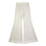 Elisabetta Franchi Pantalone Tinta Unita Modello Zampa per Bambina EFPA285 BIANCO ELISABETTA FRANCHI 