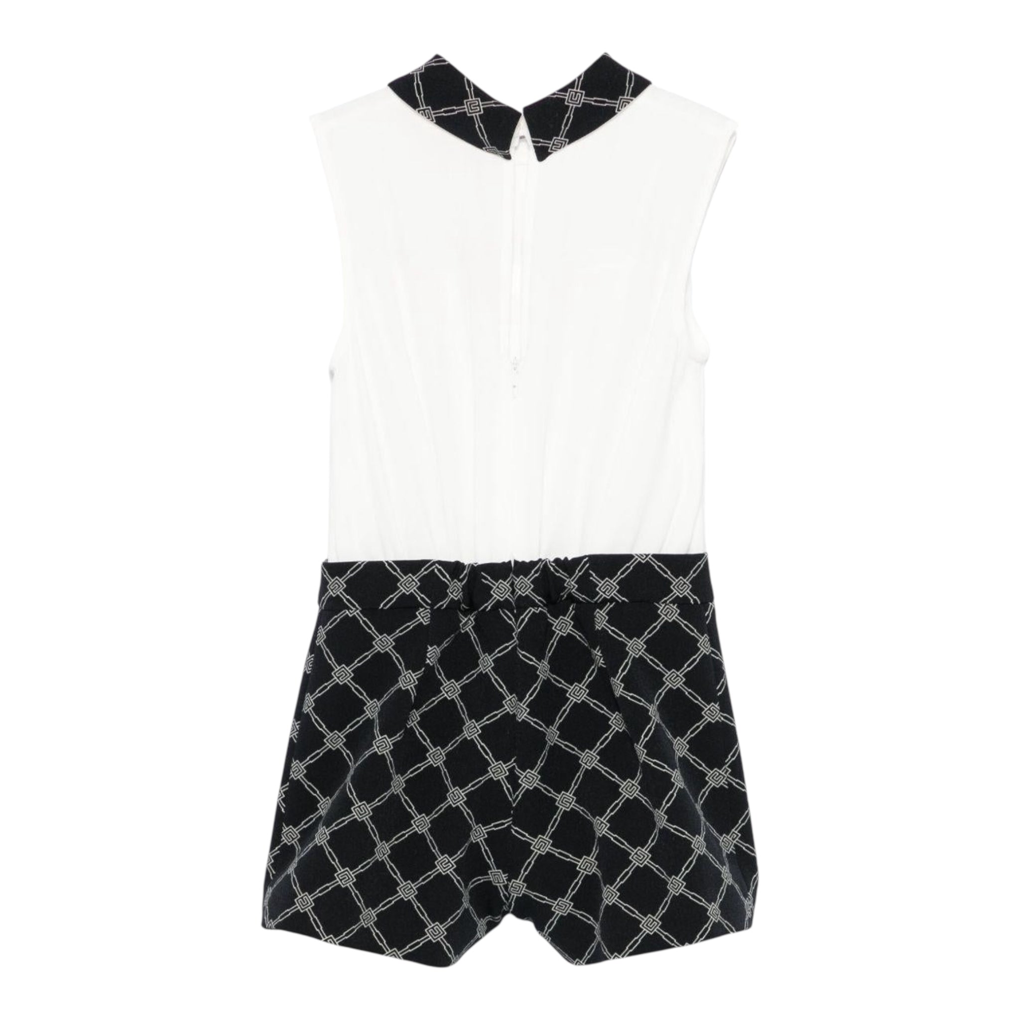 Elisabetta Franchi Tuta Giromanica Bicolore per Bambina EFTA100 BIANCO/NERO ELISABETTA FRANCHI 