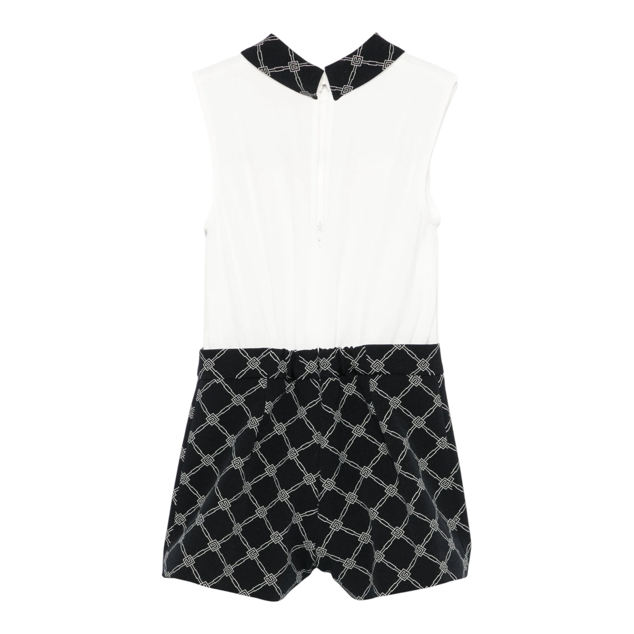 Elisabetta Franchi Tuta Giromanica Bicolore per Bambina EFTA100X BIANCO/NERO ELISABETTA FRANCHI 