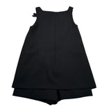 Elisabetta Franchi Tuta Intera Corta Tinta Unita  per Bambina EFTA101X NERO ELISABETTA FRANCHI 