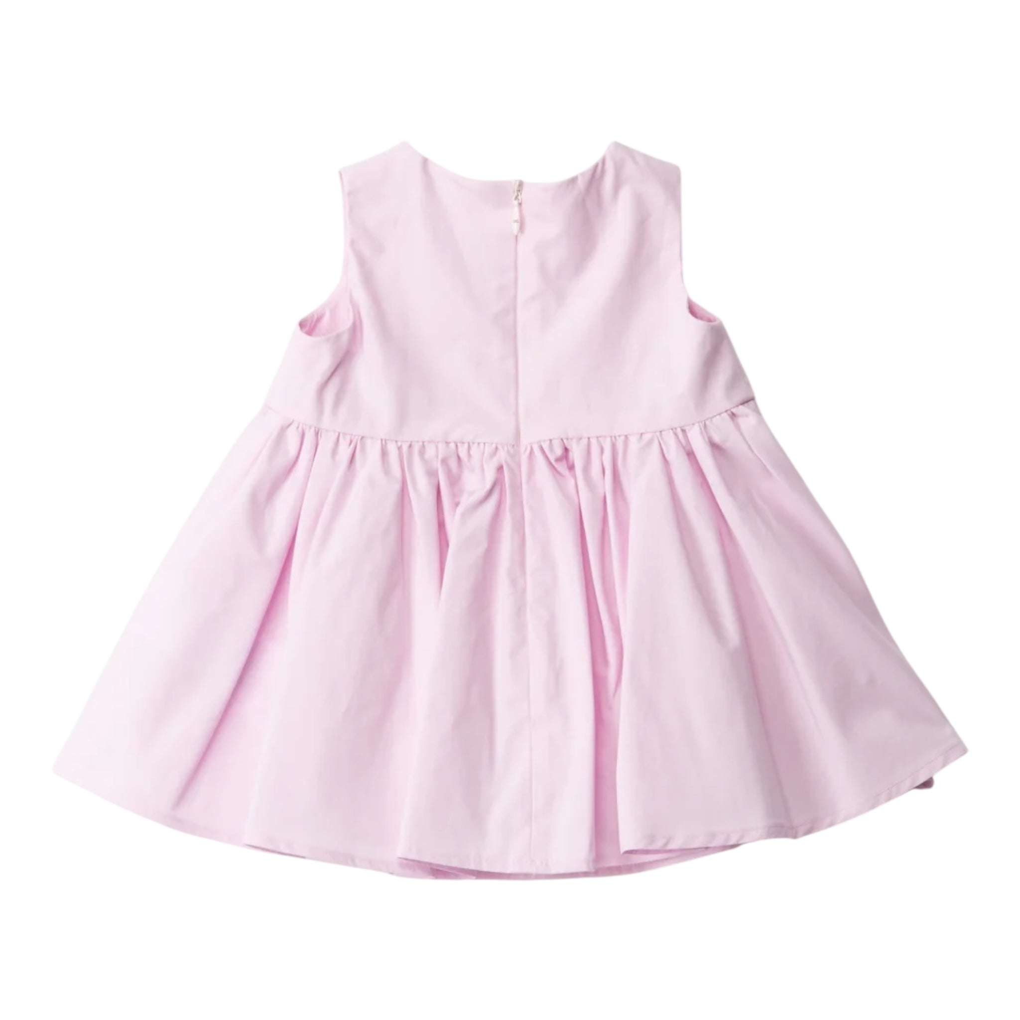 Elisabetta Franchi Abito Giromanica Tinta Unita con Ricami per Neonata EGAB206 ROSA ELISABETTA FRANCHI 