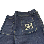 Elisabetta Franchi Jeans Tinta Unita con Stampa per Bambina EGPA070 BLU ELISABETTA FRANCHI 