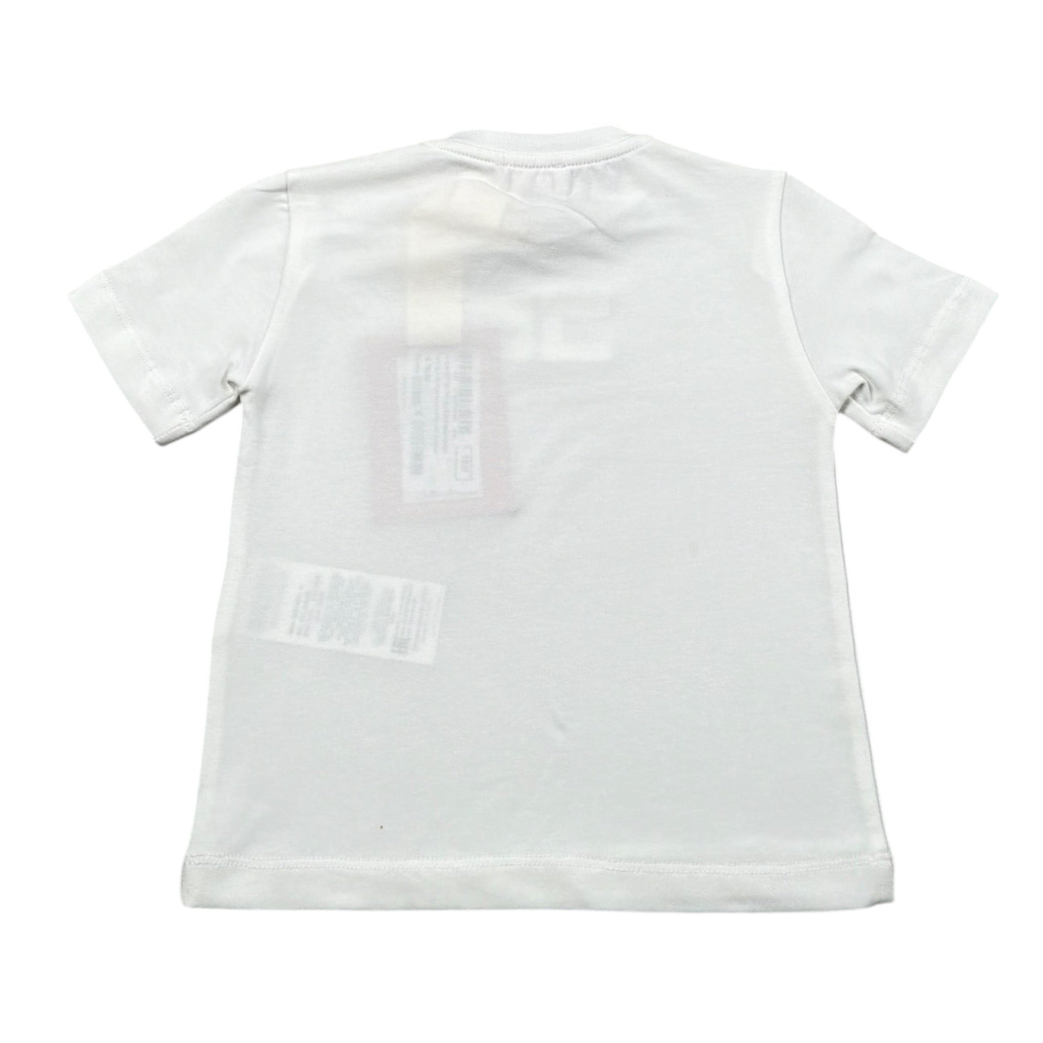 Elisabetta Franchi T-Shirt Girocollo Tinta Unita con Stampa per Bambina EGTS091 BIANCO ELISABETTA FRANCHI 