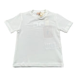 Elisabetta Franchi T-Shirt Girocollo Tinta Unita con Stampa per Neonata EGTS091N BIANCO ELISABETTA FRANCHI 