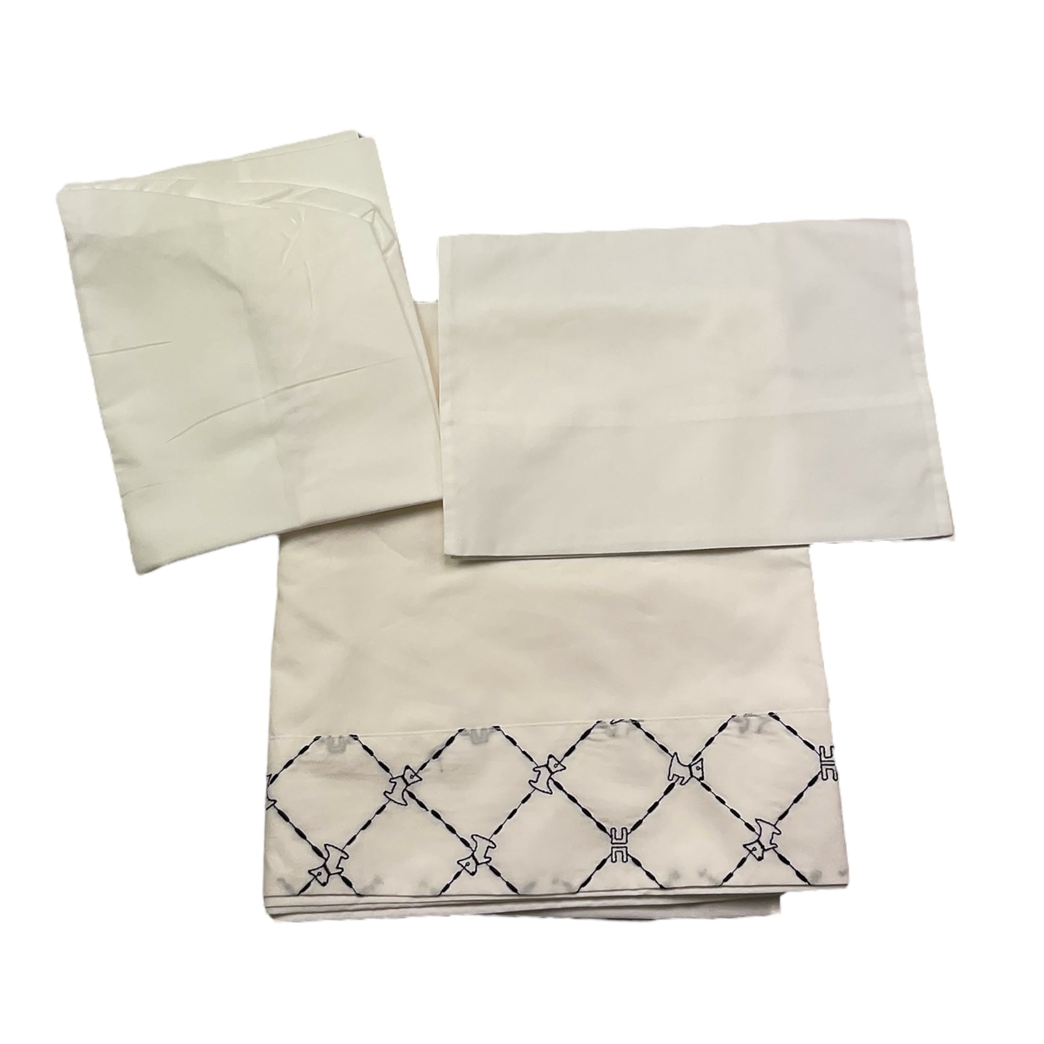 Elisabetta Franchi Set 3 Prezzi Lenzuola per Neonata ENLE017 PANNA ELISABETTA FRANCHI 