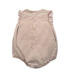 Elisabetta Franchi Pagliaccetto Tinta Unita con Rouches per Neonata ENPG045 ROSA ELISABETTA FRANCHI 