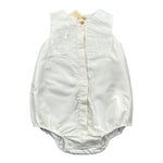 Elisabetta Franchi Pagliaccetto Tinta Unita Giromanica per Neonata ENPG050 BIANCO ELISABETTA FRANCHI 
