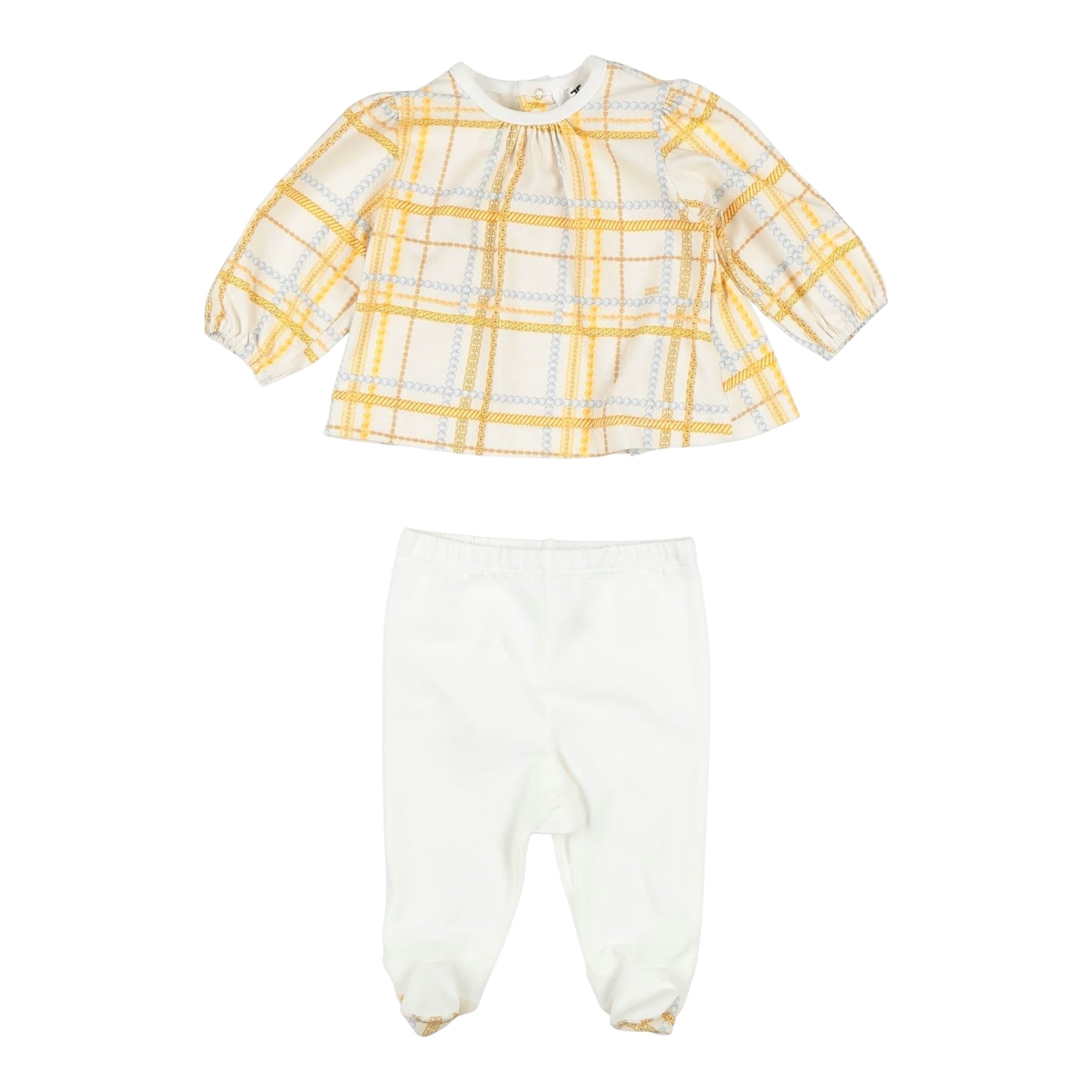 Elisabetta Franchi Completo 2 Pezzi Shirt-Ghettina per Neonata ENCD36 PANNA ELISABETTA FRANCHI 
