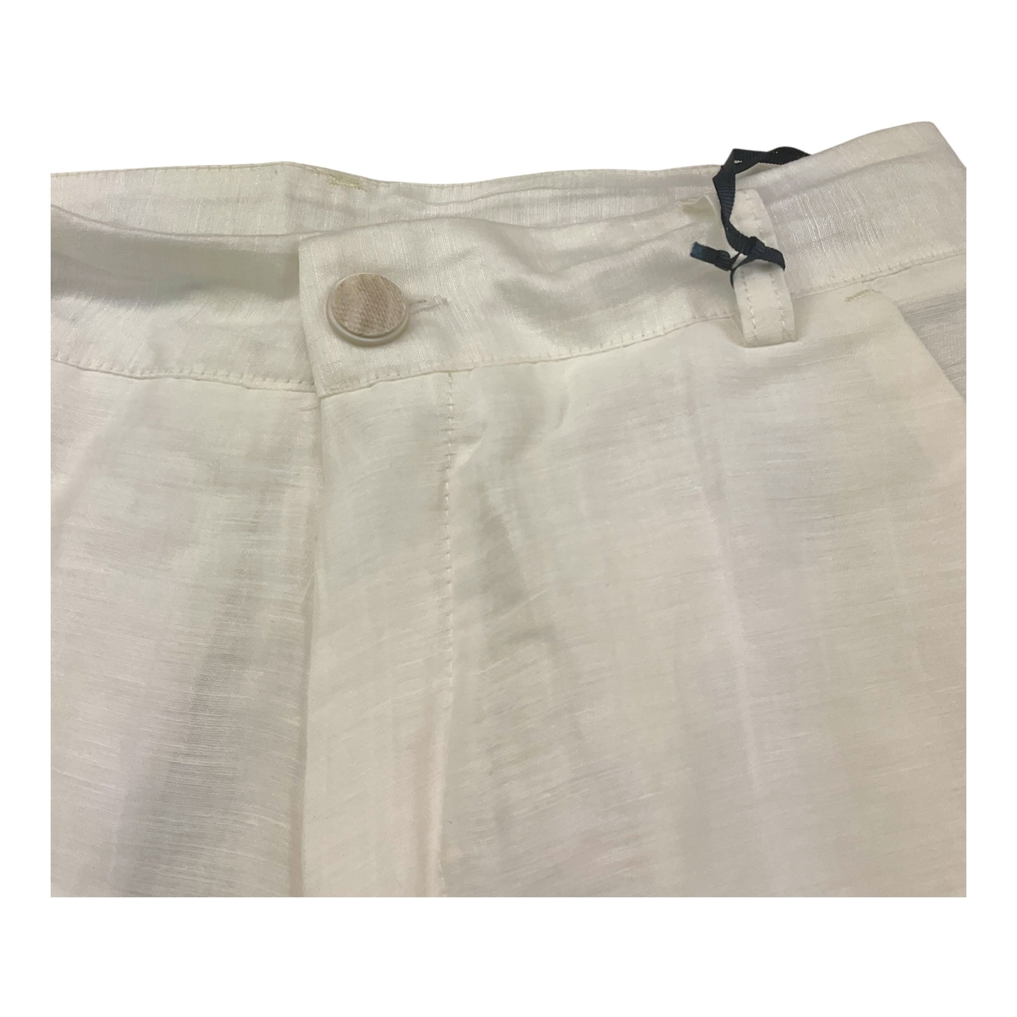 Emanuel Pris Bermuda Tinta Unita con Girovita Regolabile per Bambino EBM5110B BIANCO EMANUEL PRIS 