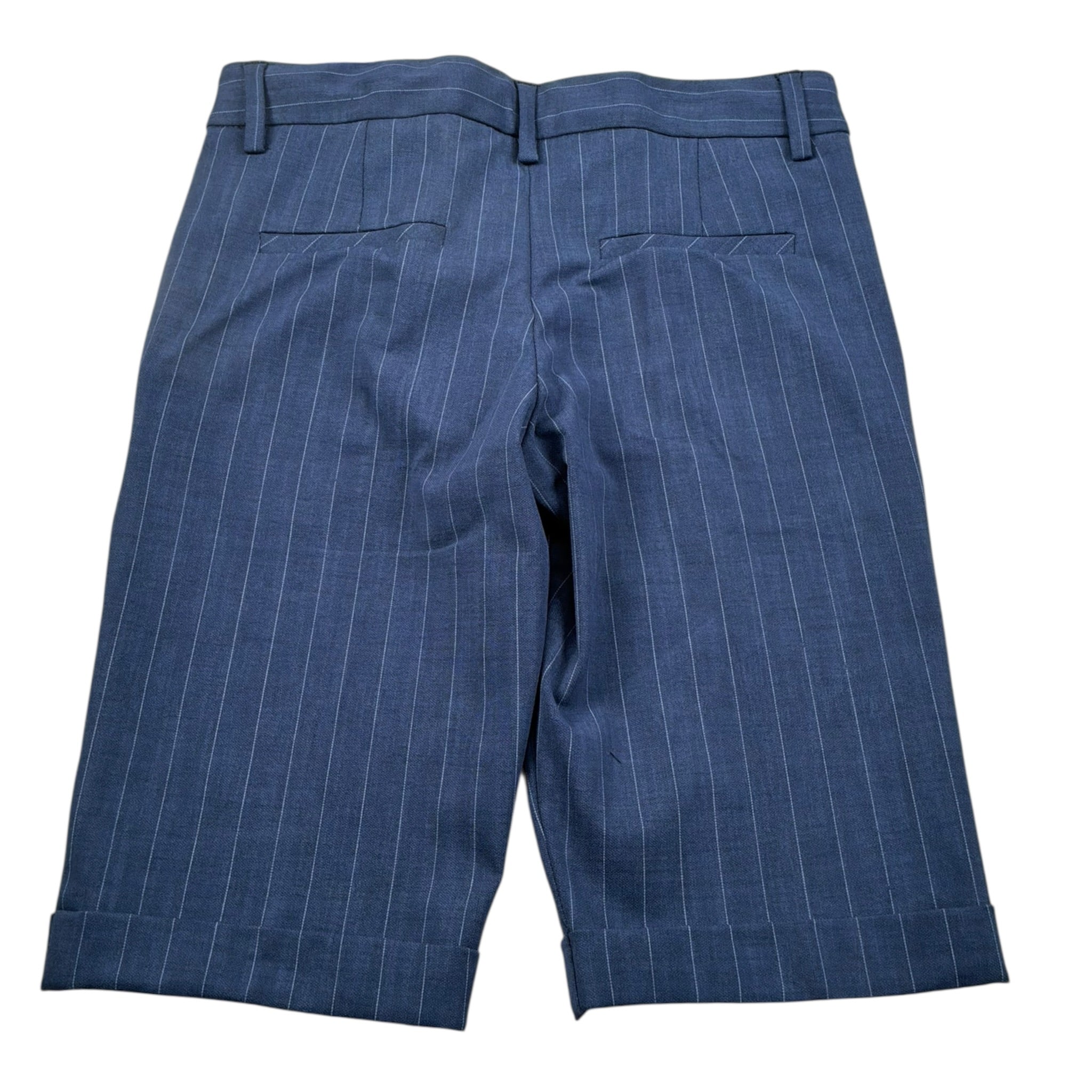 Emanuel Pris Bermuda In Denim Tinta Unita con Girovita Regolabile per Bambino EBM5113R BLU EMANUEL PRIS 