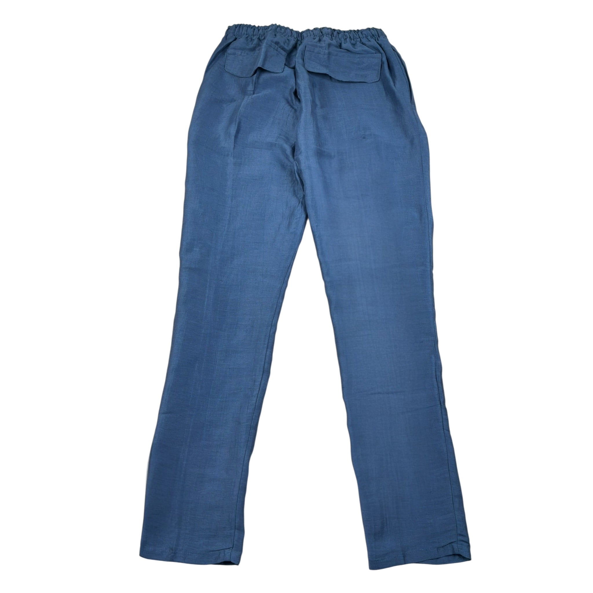 Emanuel Pris Pantalone Tinta Unita con Elastico In Vita per Bambino EPT6224R BLU EMANUEL PRIS 