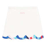 Emilio Pucci Gonna Tinta Unita con Profili In Contrasto per Bambina PW7A21 BIANCO EMILIO PUCCI 