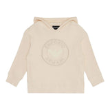 Emporio Armani Felpa Tinta Unita con Cappuccio per Bambino 3D4MJ7 BEIGE EMPORIO ARMANI 