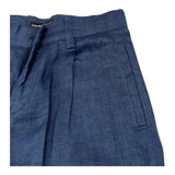 Emporio Armani Pantalone Tinta Unita con Girovita Regolabile per Bambino 3D4PIJH BLU EMPORIO ARMANI 