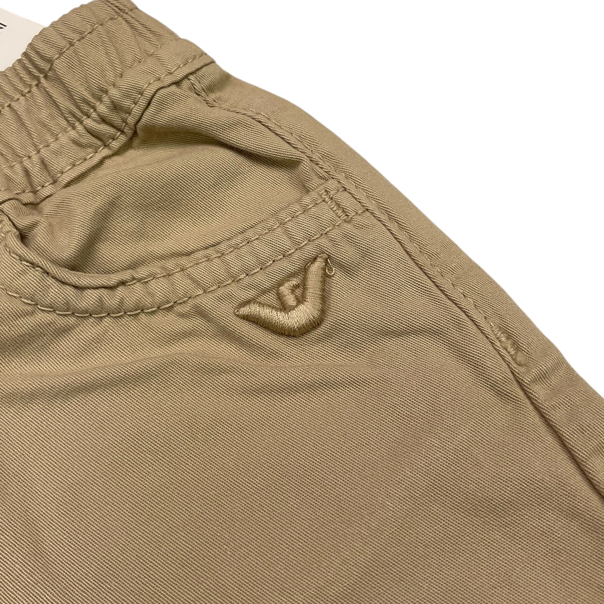 Emporio Armani Pantalone Tinta Unita con Elastico In Vita per Neonato 6DHJJ8 BEIGE EMPORIO ARMANI 