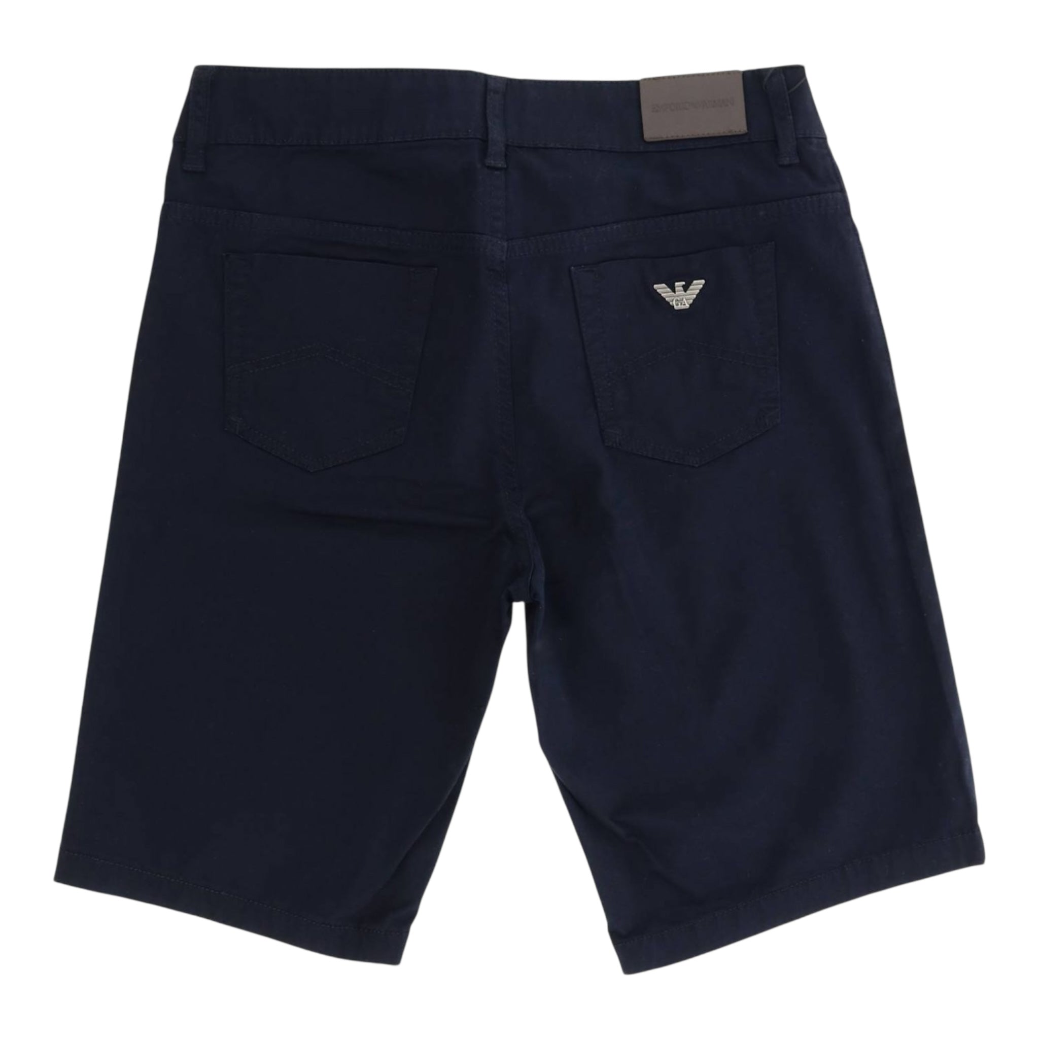 Emporio Armani Bermuda Tinta Unita con 5 Tasche per Bambino 8N4S01X BLU EMPORIO ARMANI 