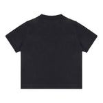 Emporio Armani T-Shirt Girocollo Tinta Unita con Logo per Bambino EB000166X BLU EMPORIO ARMANI 