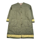 Etro Cappotto Tinta Unita Stampa Fantasia per Bambina GW2A27 VERDE ETRO 