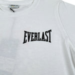 Everlast T-Shirt tinta unita Girocollo con Stampa Bianco per Bambino EE12K BIANCO EVERLAST 
